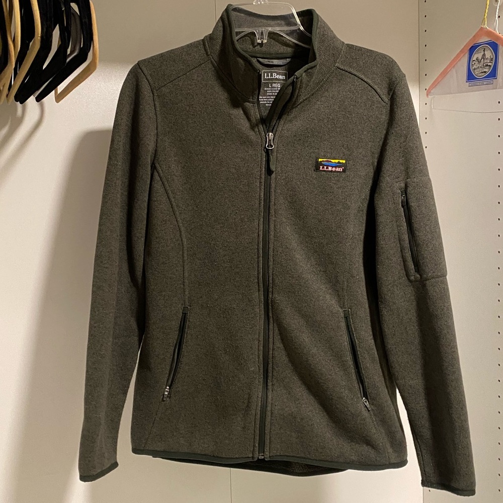 L.L. Bean Women's Dark Green Utility Jacket